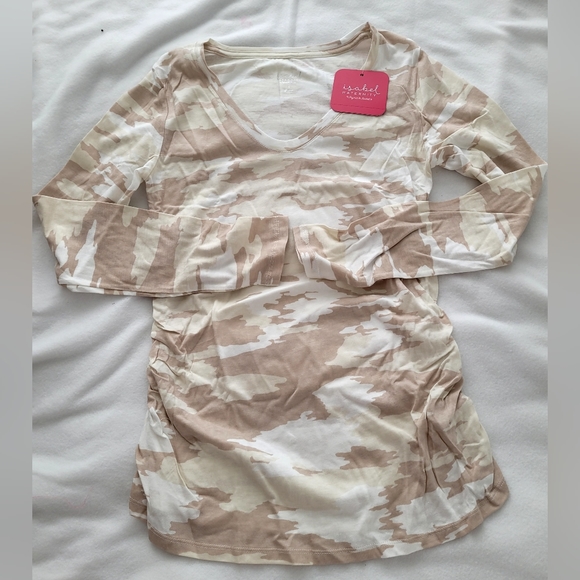 NWT Isabel brand Lightweight Maternity Top, Sz Small - Picture 1 of 16